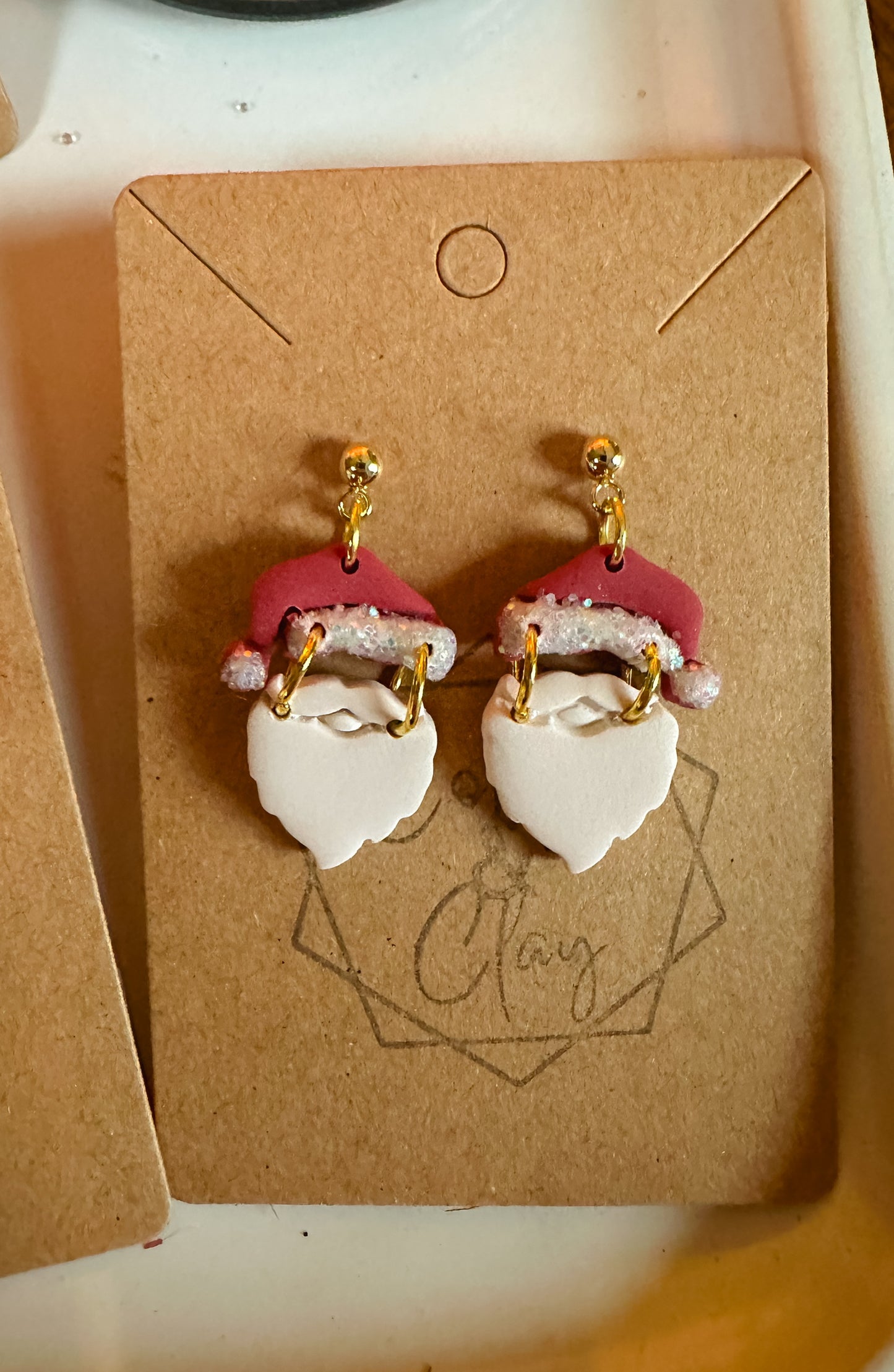 Santa Drop Earring