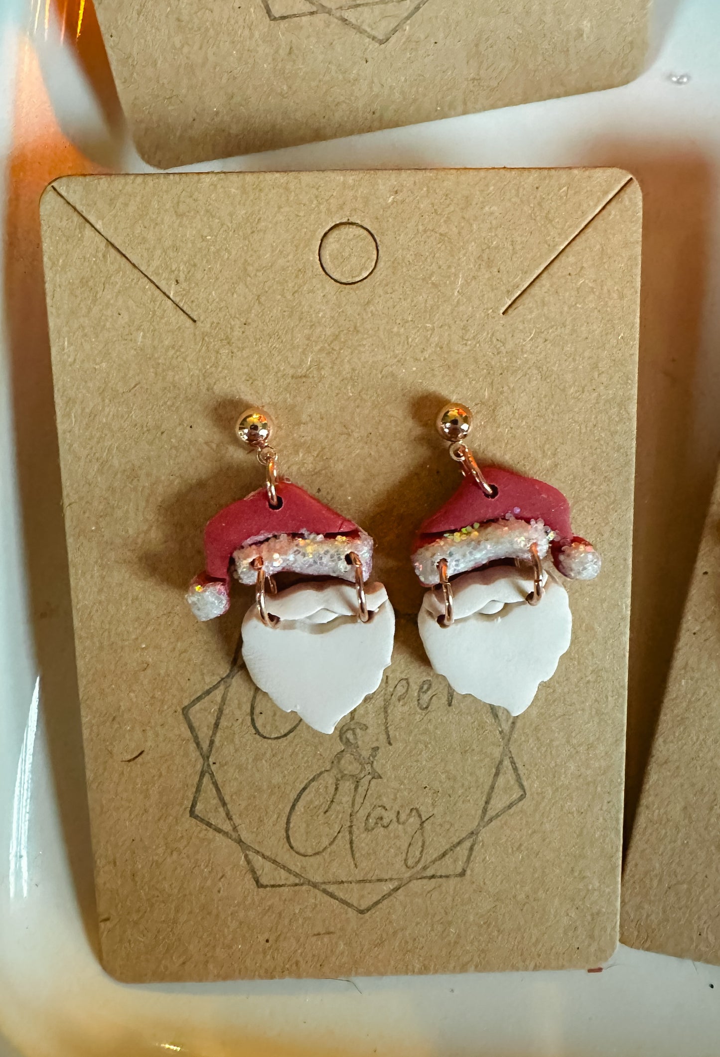 Santa Drop Earring