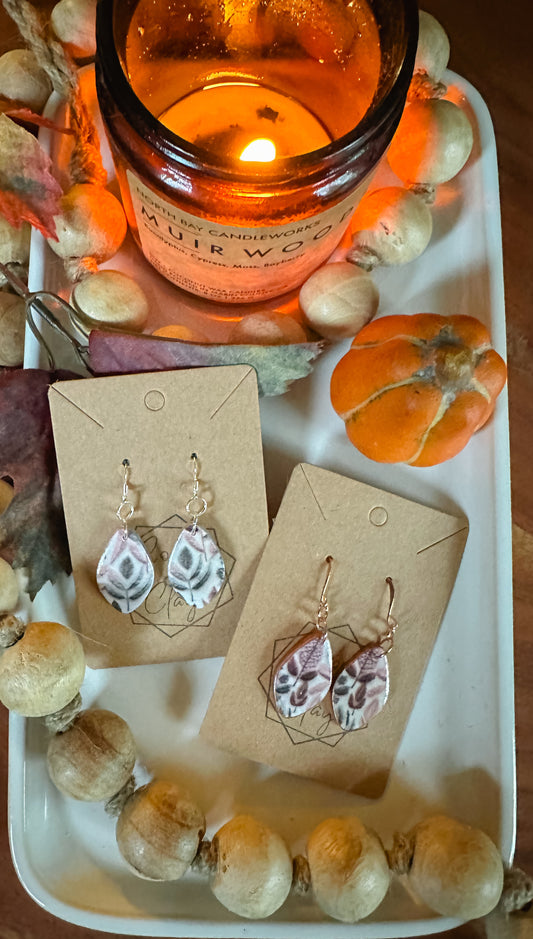 Fall Leaf Dangle Earring