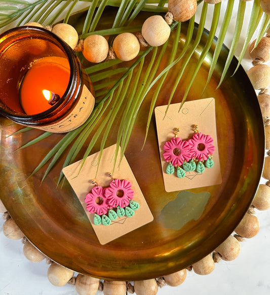 Hibiscus Dangle Earring