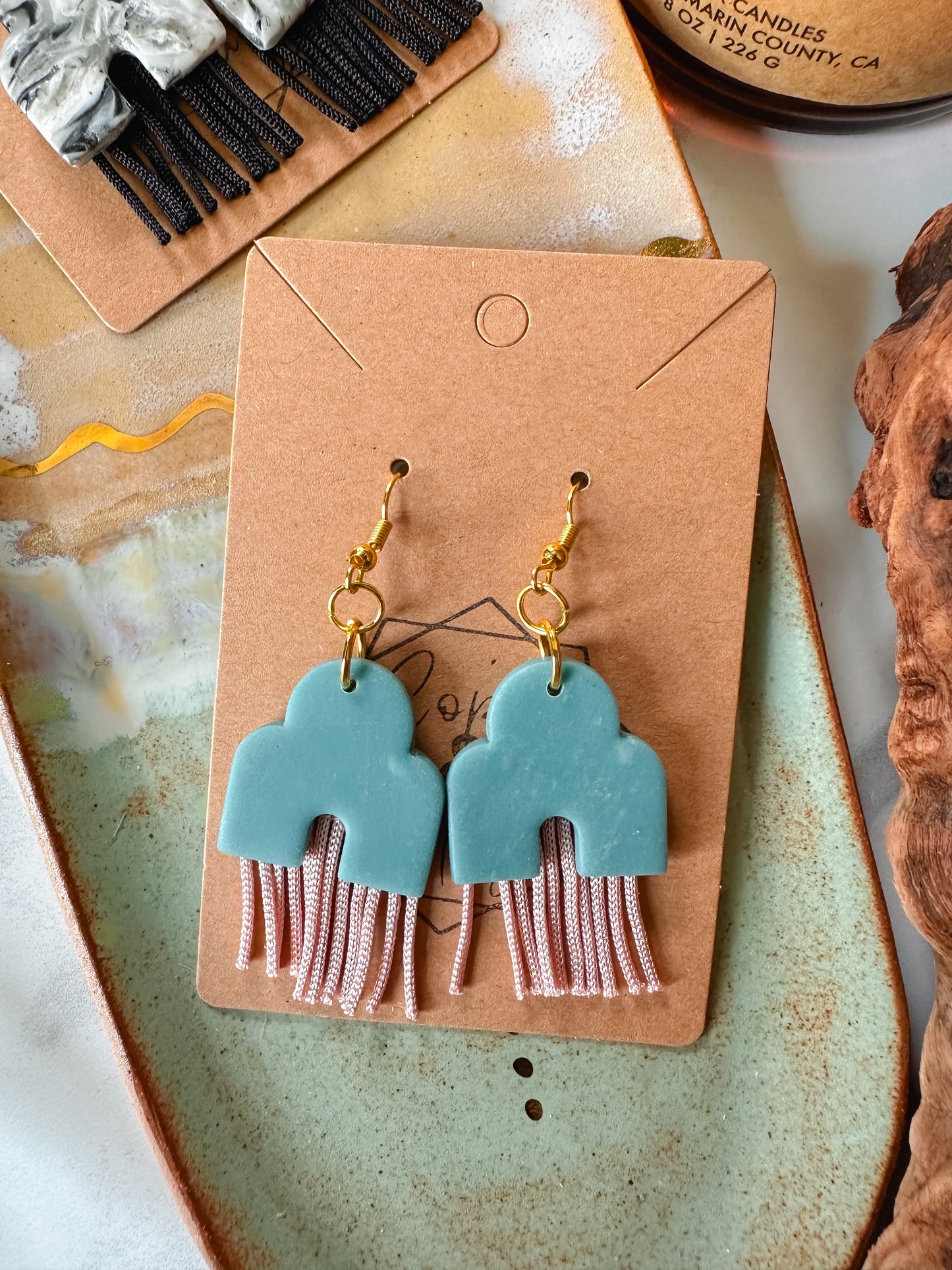 Arch Fringe Drop Earring