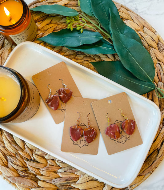 Red Jasper Small Drop Earring