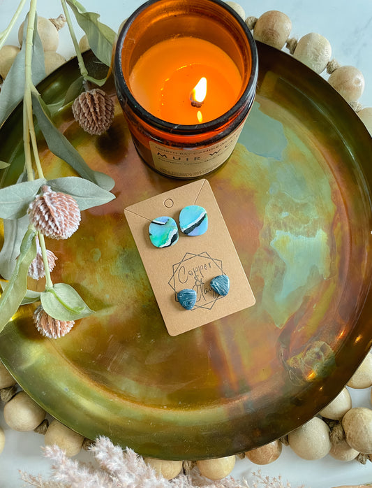 Watercolor Stud 2-Pack