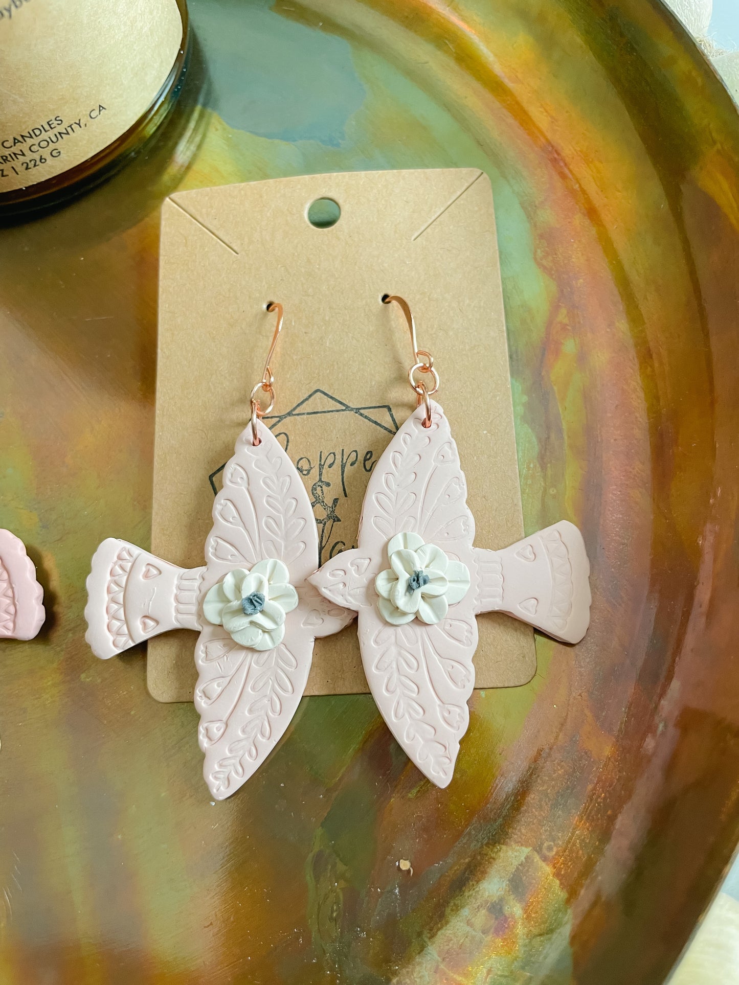 Spring Sparrow Statement Earring
