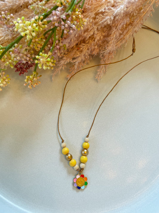 Everyday Necklace--Flower
