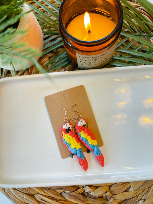 Macaw Statement Earring