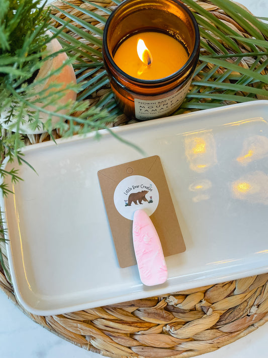 Flamingo Ceramic Inspired Dagger Hair Clip