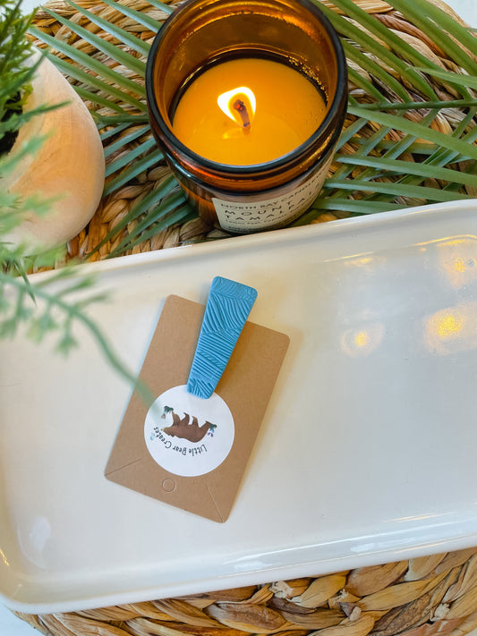 Island Blue Hair Clip (Small)