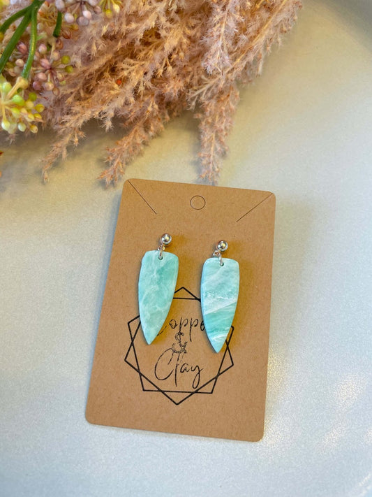 Jade Dagger Statement Earring